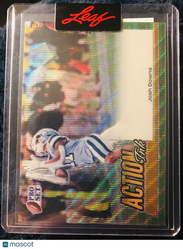 2022 Leaf Pro Set JOSH DOWNS Action Ink 1 of 1 Unsigned Pre-Production Proof UNC