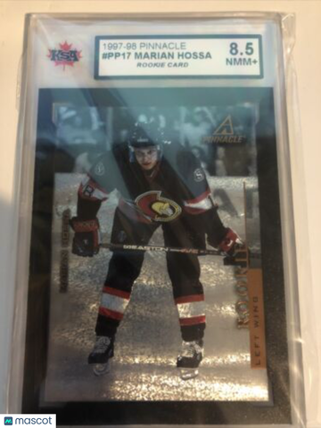 1997-98 Pinnacle Marian Hossa Rookie KSA 8.5