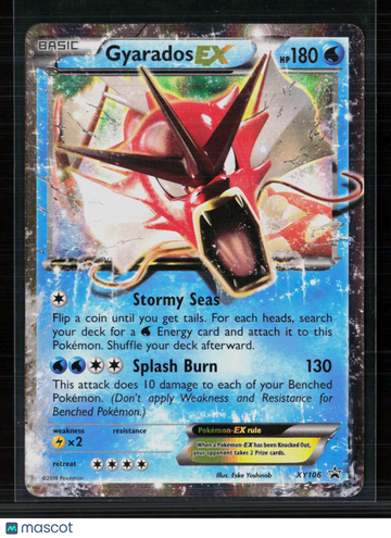 2016 Evolutions Gyarados EX Holo Black Star Promo FA #XY106