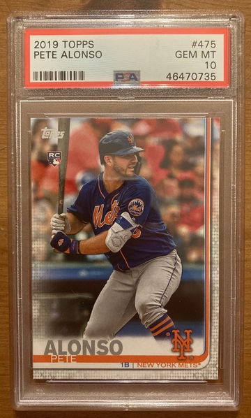 Pete Alonso 2019 Topps RC PSA 10