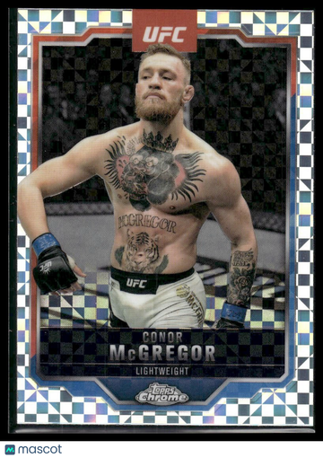 2025 Topps Chrome UFC Conor McGregor #101 X-Fractor