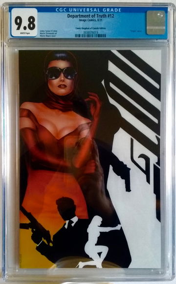 Department of Truth #12 - CGC 9.8 - Monte Moore James Bond 007 Homage Virgin Variant LTD 600