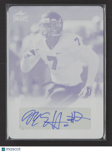 2015 Leaf Draft Football Retail Eli Harold #BA-EH1 Magenta Printing Plate /1 Printing Plate