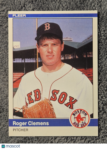1984 Fleer Update #U-27 Roger Clemens Rookie RC XRC