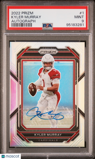 2022 Panini Prizm Kyler Murray #1 Autograph PSA 9