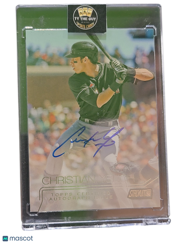 2015 Topps Stadium Club Christian Yelich #SCA-CY