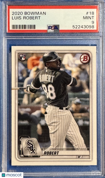 2020 Bowman Luis Robert #18 PSA 9