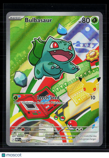 2026 Mega Evolution – Ascended Heroes Bulbasaur Holo Illustration Rare #037