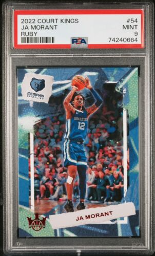 2022-23 Panini Court Kings Ja Morant Ruby Parallel /149 PSA 9