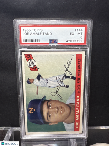 1955 Topps Joe Amalfitano #144 PSA 6