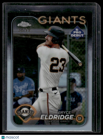 2024 Topps Chrome Pro Debut Bryce Eldridge #PDC-63 Refractor /99