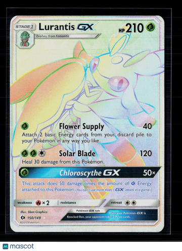 Pokemon 2017 Sun & Moon Lurantis GX FA HR #150/149