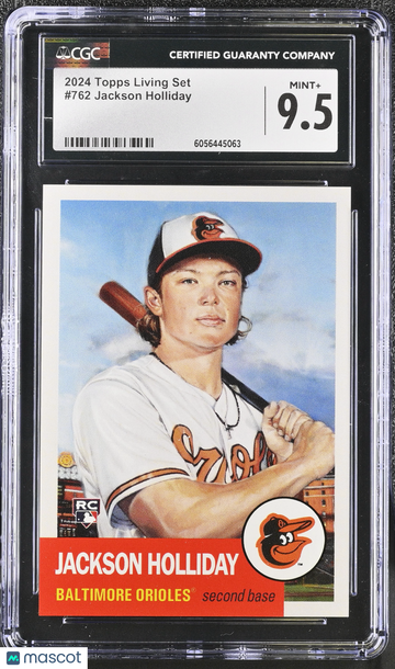 2024 Topps Living Set Jackson Holliday #762 CGC 9.5