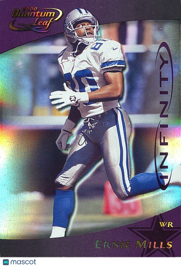2000 Quantum Leaf Ernie Mills #82 Purple