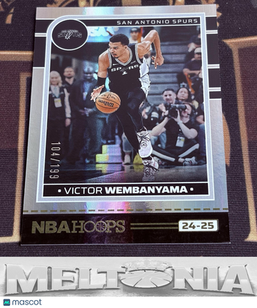 2024-25 Hoops Victor Wembanyama #165 Premium Box Set SN