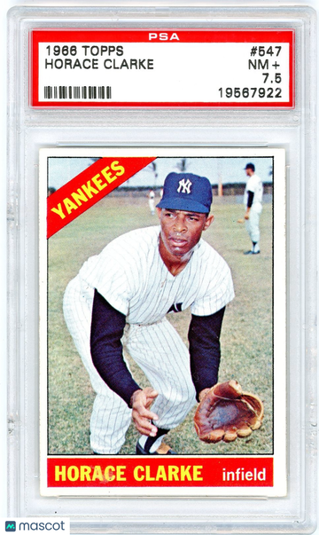 1966 Topps Horace Clarke #547 PSA 7.5