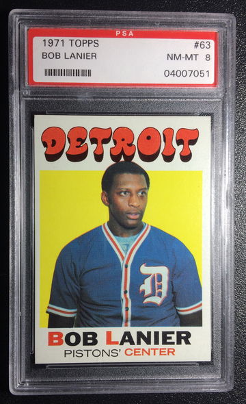 1971 Topps Bob Lanier #63  RC HOF Very Low Pop.