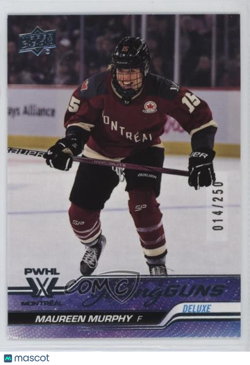 2024 Upper Deck PWHL 1st Edition - [Base] - Deluxe Maureen Murphy #57 Deluxe Rookie