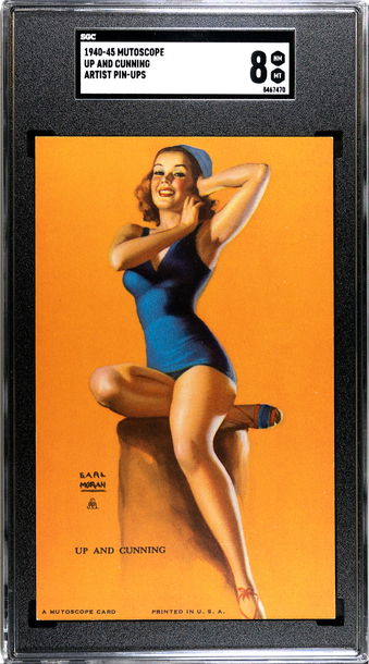 1940-45 Mutoscope Artist Pin-ups Up and Cunning SGC 8 NM/MT
