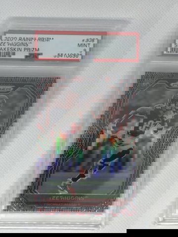 2020 Prizm Tee Higgins Snakeskin Case Hit SSP PSA 9 - Highest Grade Pop 1