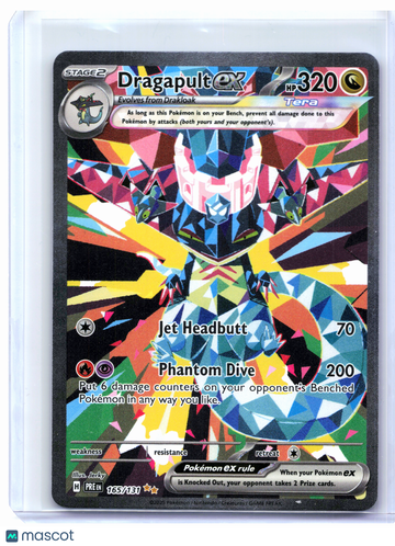 2025 Pokemon—Dragapult ex #165/131 Prismatic Evolutions—Special Illustration Rare Holo