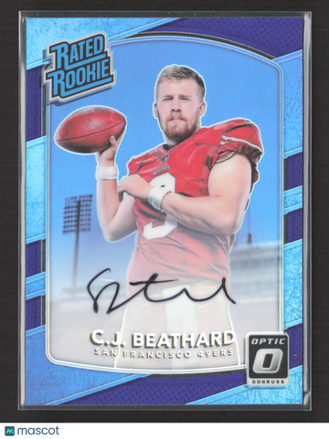 2017 Panini Donruss Optic C.J. Beathard #170 Blue /35