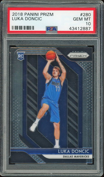 2018-19 Prizm Luka Doncic PSA 10