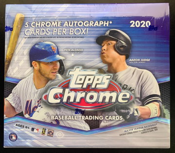2020 Topps Chrome Jumbo HTA Box (5 Autos)