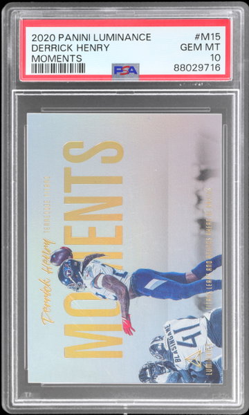 2020 Panini Luminance Derrick Henry Moments PSA 10