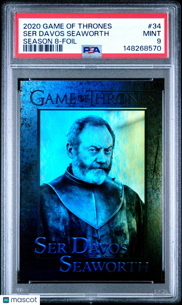 2020 Game Of Thrones Season 8 Ser Davos Seaworth #34 PSA 9