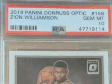 2019 Panini Donruss Optic Zion Williamson #158 Rookie PSA 10
