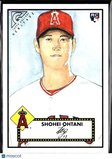 2018 Topps Gallery Heritage Shohei Ohtani #H-26 RC
