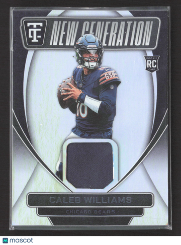 2025 Panini Totally Certified New Generation Caleb Williams #NGJ-CWS RC Memorabilia
