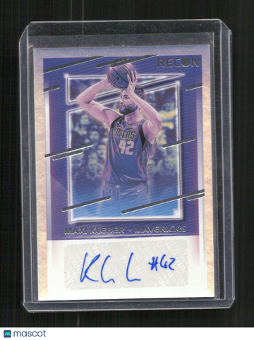 2020-21 Panini Recon Maxi Kleber #RS-MAX Recon Signatures AU