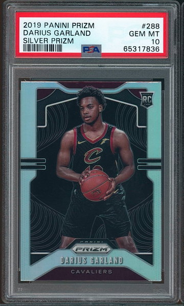 2019 Panini Prizm Darius Garland RC #288 Silver Prizm PSA 10 GEM
