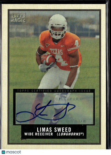 Limas Sweed 2009 Topps Magic Topps Certified Autograph Issue Auto Texas Longhorns