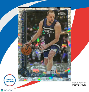 2025 Chrome Joe Ingles #142 1st Day Issue Silver Refractor /12