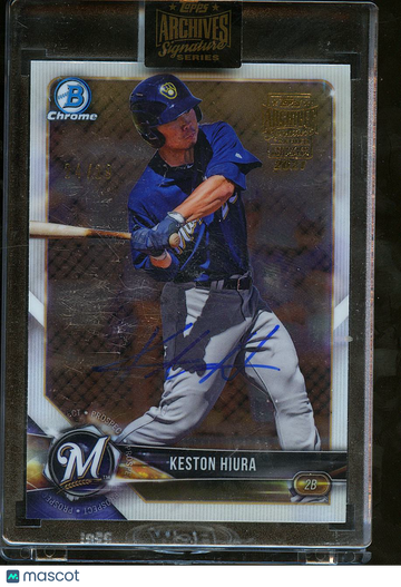 2018 Topps Archives Signature Series Bowman Chrome Keston Hiura #BDC-49