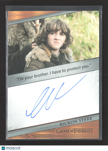 2024 Rittenhouse Game of Thrones Series 1 Art Parkinson Autograph