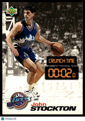1997 Upper Deck Nestle Crunch Time John Stockton #CT19
