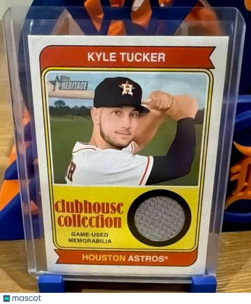 2023 Topps Heritage - Clubhouse Collection Relics Kyle Tucker #CCR-KT