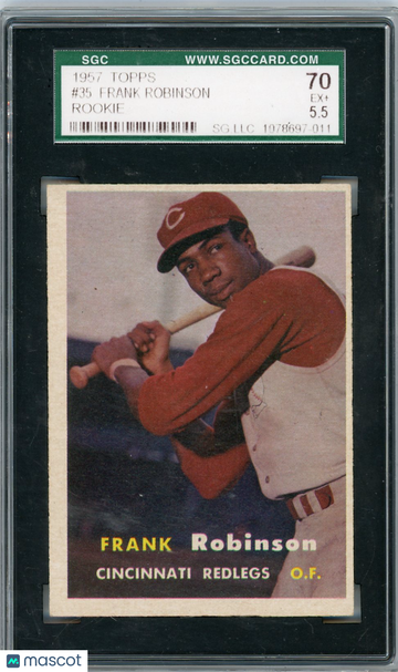 1957 Topps Frank Robinson #35 SGC 5.5