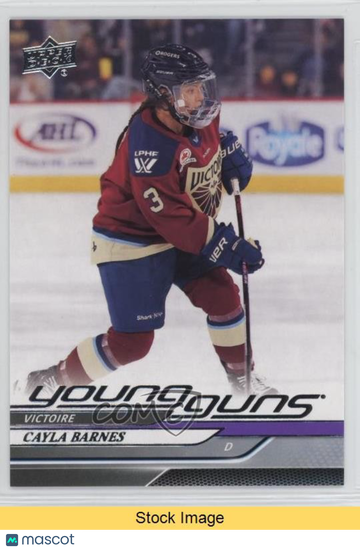 2024-25 Upper Deck PWHL - [Base] - Purple Cayla Barnes #70 Purple Young Guns Rookie