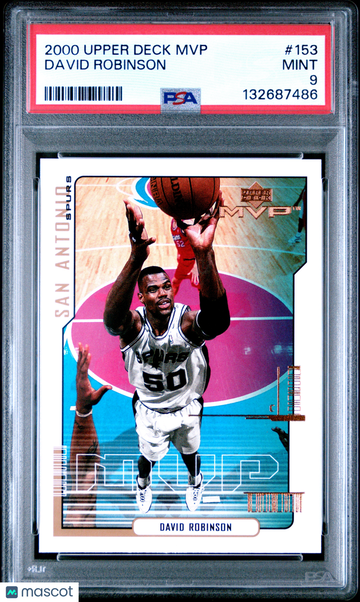 2000 Upper Deck MVP David Robinson #153 PSA 9