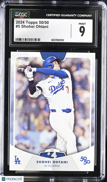 2024 Topps 50/50 Shohei Ohtani #5 CGC 9