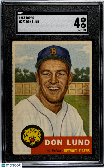 1953 Topps Don Lund #277 SGC 4