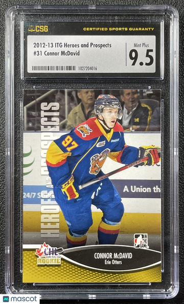 2012-13 ITG Heroes and Prospects Connor McDavid #31 Base CSG 9.5