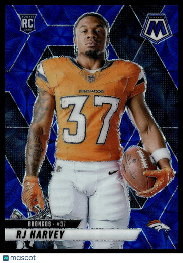 2025 Panini Mosaic RJ Harvey #284 Blue Scope RC