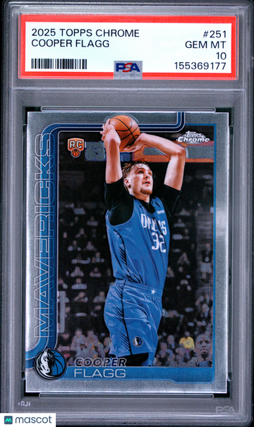 2025 Topps Chrome Cooper Flagg #251 PSA 10