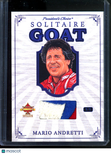 2023 President's Choice Mario Andretti GOAT /1 Patch